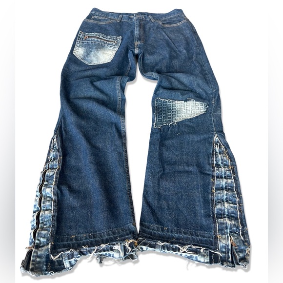 Custom Flared Zipper Pants